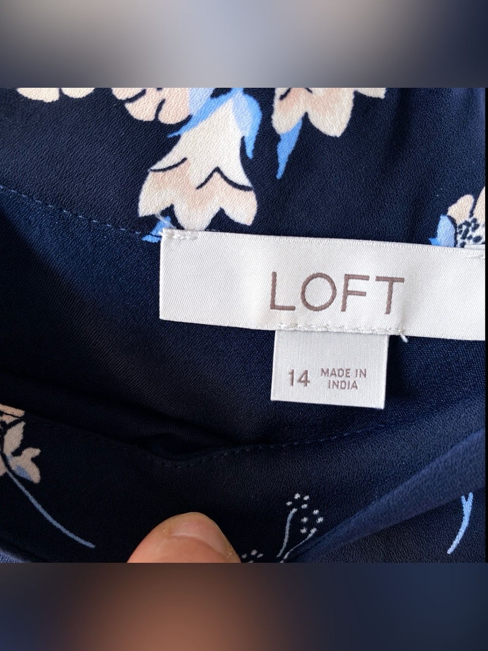 Loft Ruffled Skirt Size 14 - Picture 6 of 6